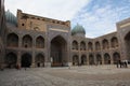 Uzbekistan Samarkand Veiw at Registan and Ulugh Beg and Tilya-Kori Madrasahs