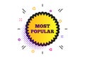 Most popular sign icon. Bestseller symbol. Vector Royalty Free Stock Photo
