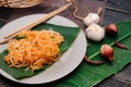 The most popular Thai food What we call `Pad Thai`