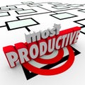 Most Productive Employee Organization Chart Business Company Work Output