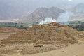 Most prominent archaeological site, Caral, Peru Royalty Free Stock Photo