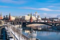 The most recognizable Moscow panoramic view. Russia.