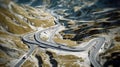 the most spectacular mountain roads in the world. Winding curvy rural road