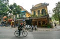 Most Vietnamese people use bicycles to commute in Hanoi