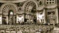 Mosta Dome Arch HDR sepia tone, Malta