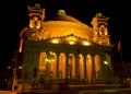 Mosta dome at night - Malta