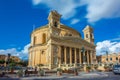 Mosta, Malta - The Mosta Dome at daylight Royalty Free Stock Photo