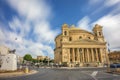 Mosta, Malta - The Mosta Dome at daylight Royalty Free Stock Photo