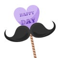 Mostache happy Fathers Day