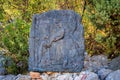 Relief With Christ On A Stone Pictures in the mountain path