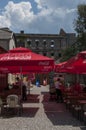 Mostar, Bosnia and Herzegovina, Europe, bombing, palace, bombed, old city, street, architecture, walking, skyline, Bosnian War