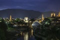 Mostar, bosnia and herzegovina, europe, the old bridge Royalty Free Stock Photo