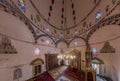 MOSTAR, BOSNIA AND HERZEGOVINA - JUNE 10, 2019: Interior of Koski Mehmed Pasha Mosque in Mostar, Bosnia and Herzegovi Royalty Free Stock Photo