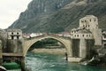 Old bridge Stari Most of Mostar, Bosnia and Herzegovina, Europe Royalty Free Stock Photo