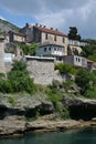 Mostar, Bosnia Herzegovina. Old ottoman houses Royalty Free Stock Photo