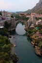 Mostar Bridge, Bosnia Herzegovina Royalty Free Stock Photo