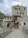 Mostar Bridge, Mostar, Bosnia and Herzegovina Royalty Free Stock Photo