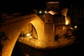 Mostar Bridge - Night scene Royalty Free Stock Photo