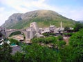 Mostar, capital of Bosnia and Herzegovina. Royalty Free Stock Photo