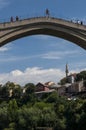 Mostar, Stari Most, Old Bridge, skyline, jump, dippings, Bosnia and Herzegovina, Europe