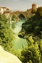 Mostar with the famous bridge