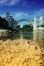 Mostar with the famous bridge, Bosnia