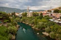 Mostar and Neretva river, Bosnia and Herzegovina