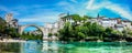 Mostar Old bridge Royalty Free Stock Photo