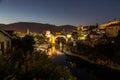 Mostar Skyline at Night