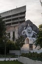 Mostar, Staklena Banka, Old Glass Bank, graffiti, mural, Bosnia and Herzegovina, Europe, street art, skyline, Bosnian War