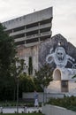 Mostar, Staklena Banka, Old Glass Bank, graffiti, mural, Bosnia and Herzegovina, Europe, street art, skyline, Bosnian War