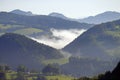The Mostviertel, Lower Austria, the outlook in the morning Royalty Free Stock Photo