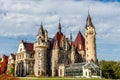 Moszna Castle, historic palace located in a village of Moszna, Poland