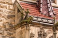 Details of the Moszna Castle in southwestern Poland, the castle is one of the most magnificent Royalty Free Stock Photo