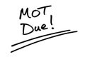 MOT Due Royalty Free Stock Photo