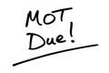 MOT Due Royalty Free Stock Photo