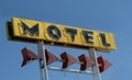 Motel with Geometric Arrows