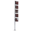 Motel sign isolated on white bckground 3d render