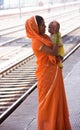 A Mother and Child in India