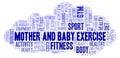 Mother And Baby Exercise word cloud