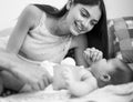 Mother and Baby Newborn Love Emotional Family