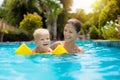 Mother and baby in swimming pool Royalty Free Stock Photo