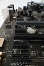 Bitcoin farm, working computer equipment