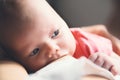 Mother breastfeeding newborn baby child Royalty Free Stock Photo