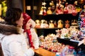 Mother and child on Christmas market Royalty Free Stock Photo