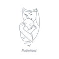 Mother and child lane logo.