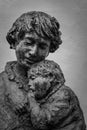 Mother and child sculpture Royalty Free Stock Photo