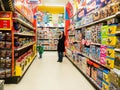 Mother and child in a toy store Royalty Free Stock Photo