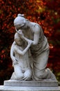 Mother and Child Statue Royalty Free Stock Photo