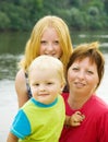 Mother with children Royalty Free Stock Photo